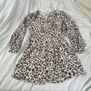 Revolve Anthropologie Heartloom Leopard-Print Wrap Dress
